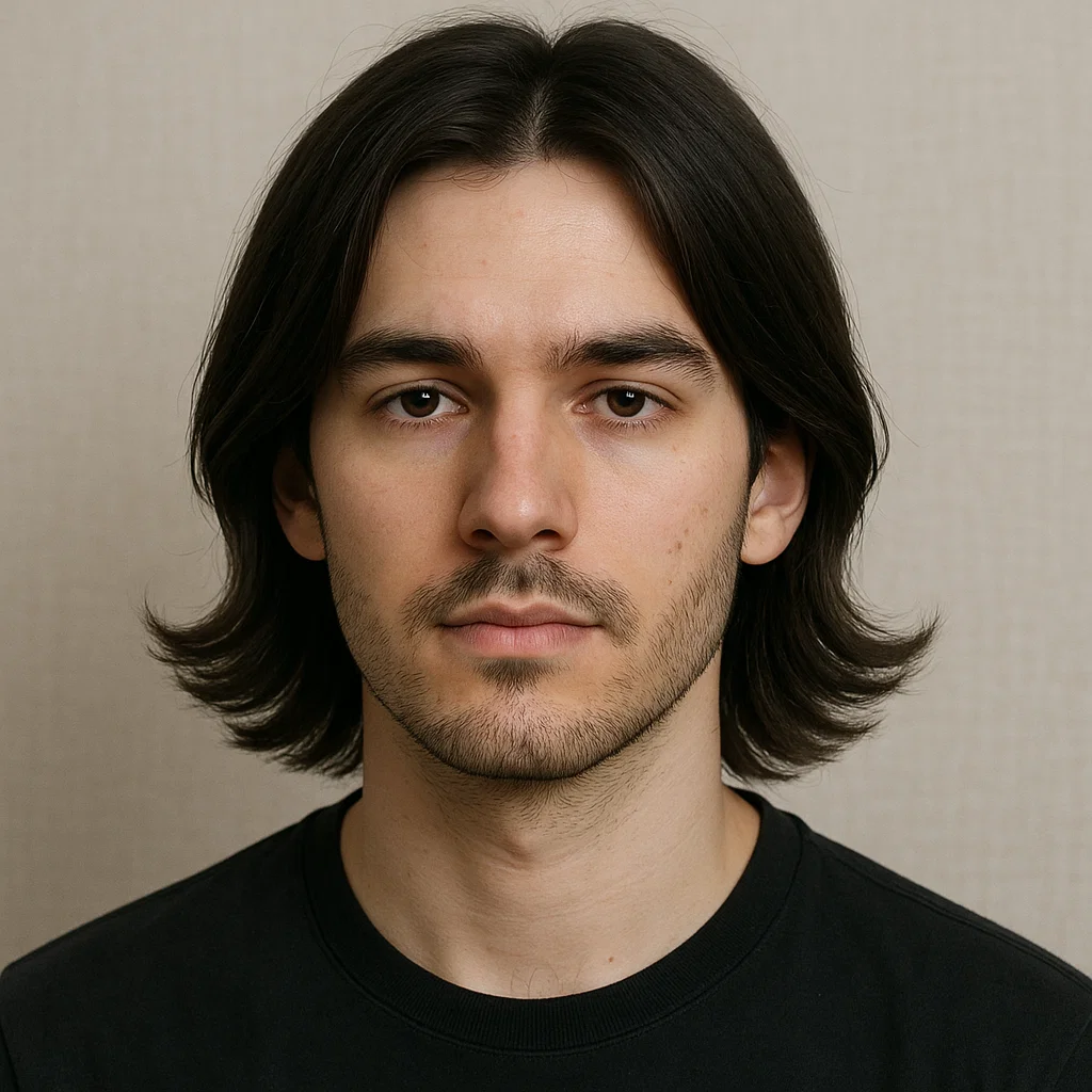 Collarbone-length cut with flipped ends