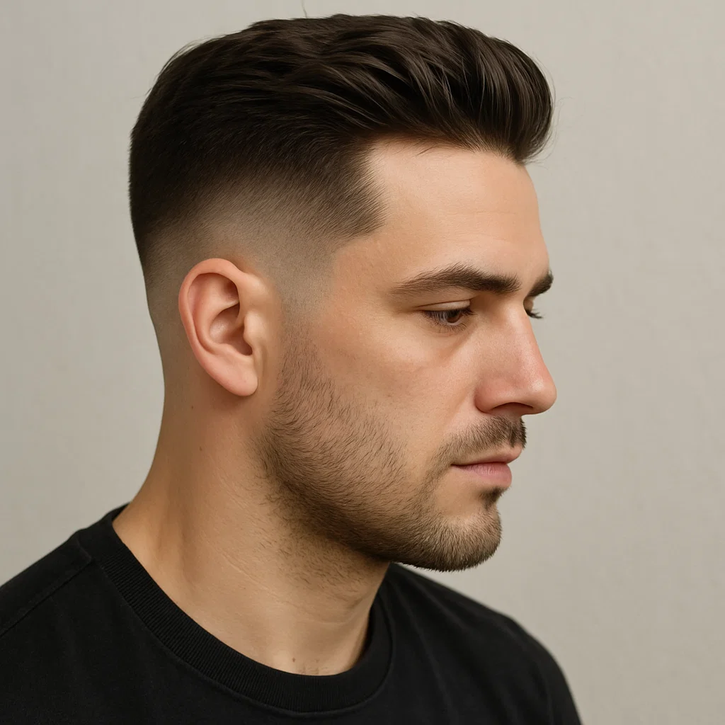 mid taper fade