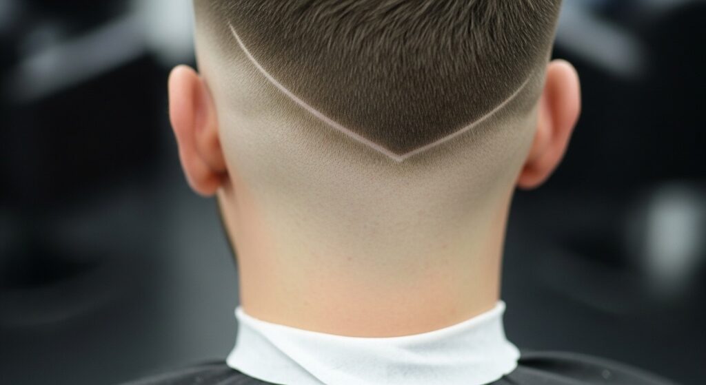 Maintenance of low taper haircut for straight hair.