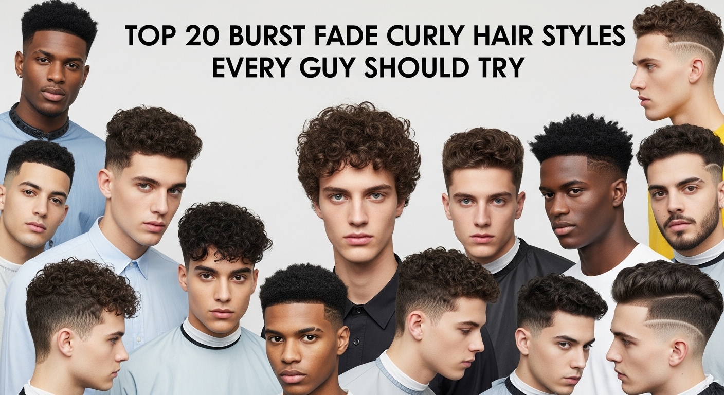 Burst Fade Curly Hair Styles