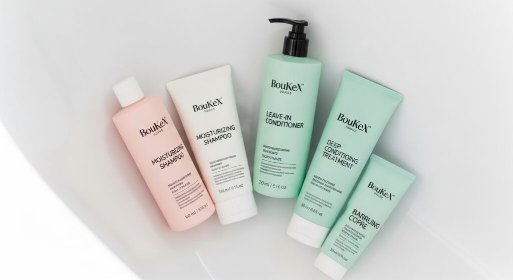 Blonde-friendly shampoo and hydration mask.