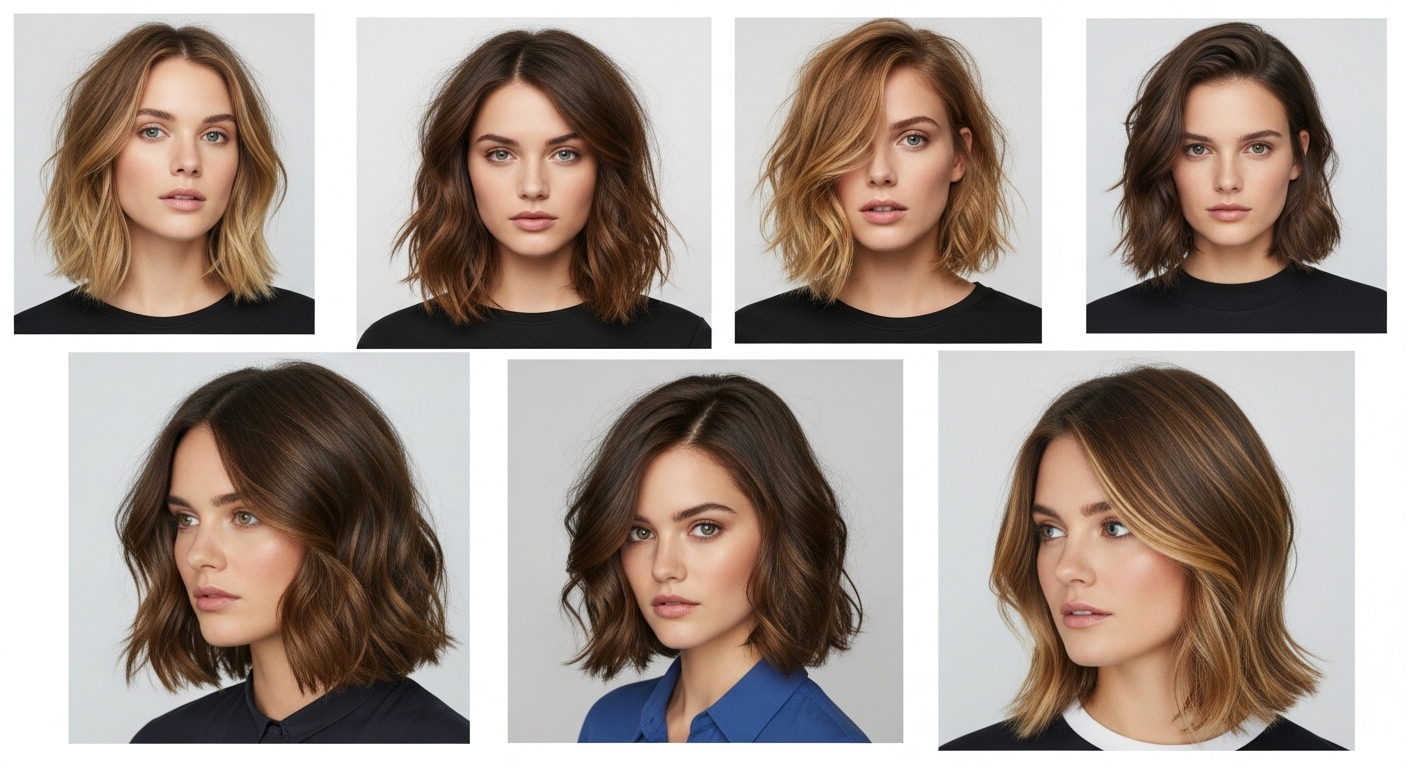 shoulder length haircuts