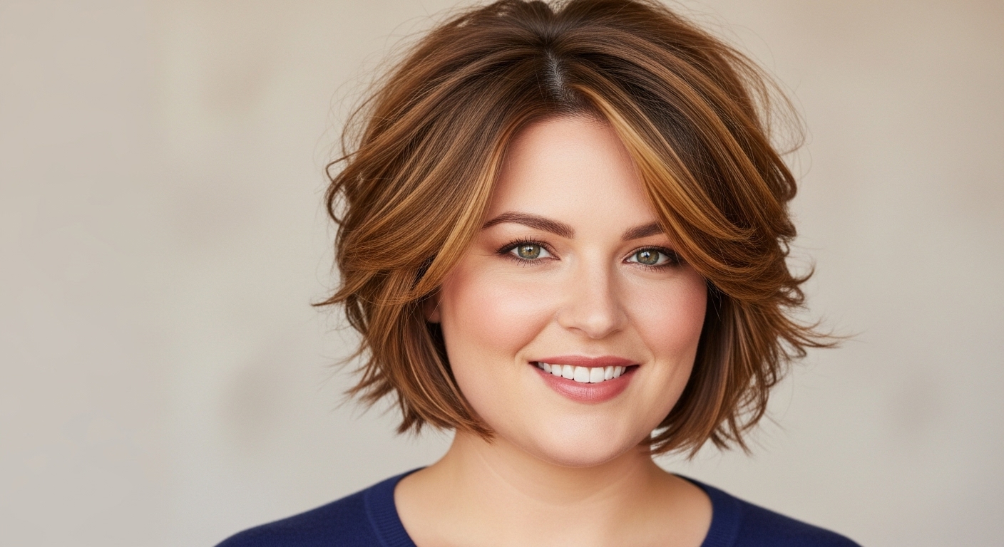 Chubby Face Short Layered Haircuts
