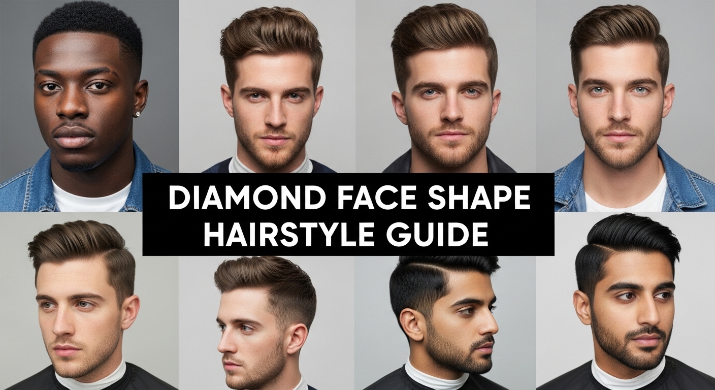 diamond face shape hairstyle