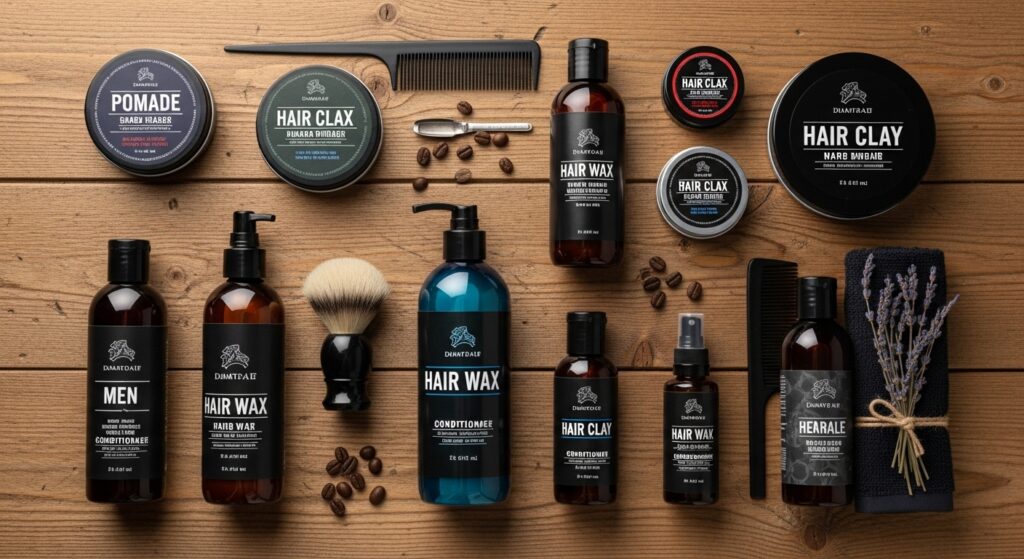 Hair styling products for short hairstyles men.