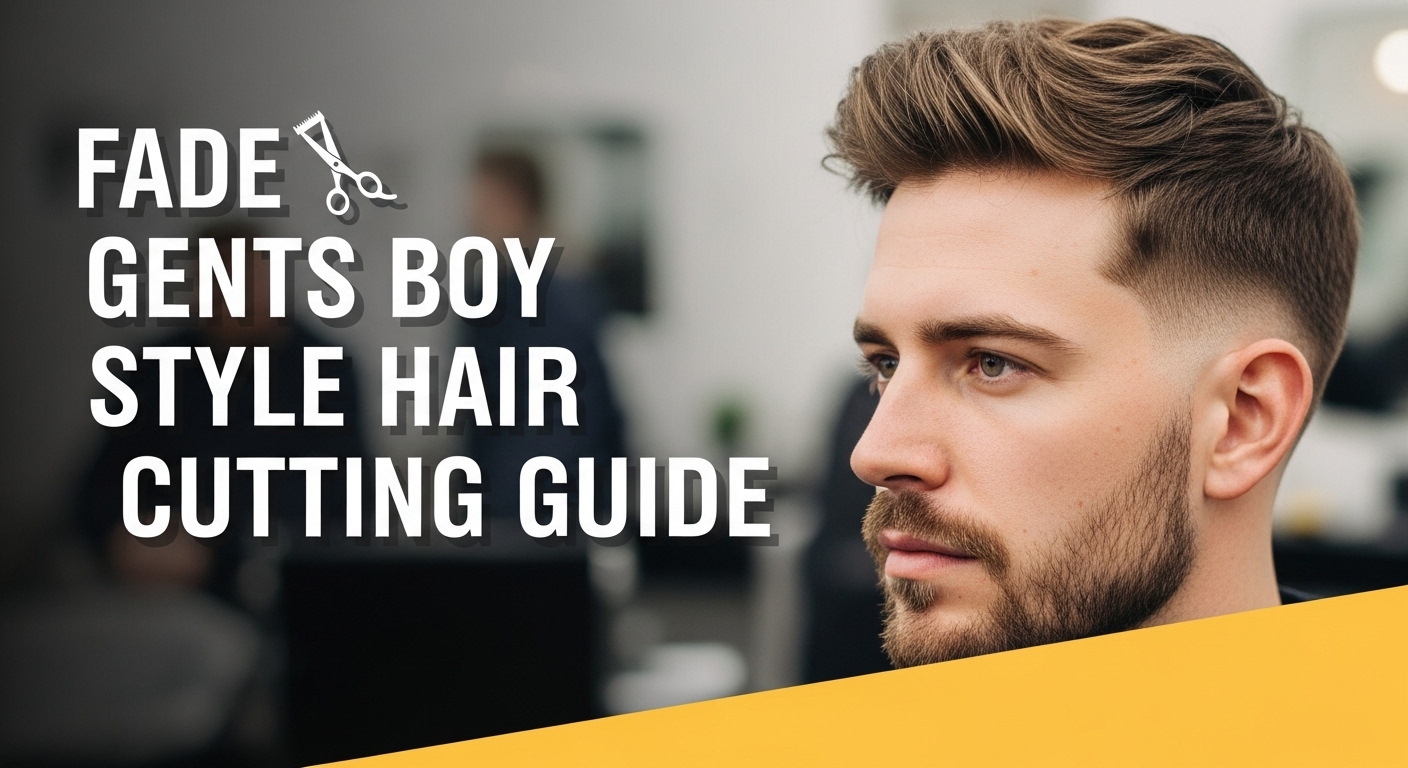 fade gents boy style hair cutting