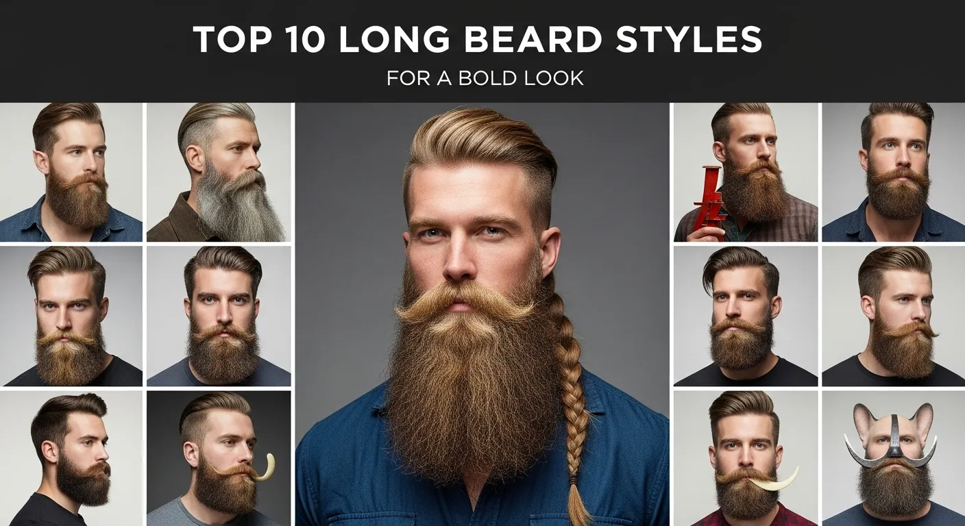 Top 10 Long Beard Styles for a Bold Look