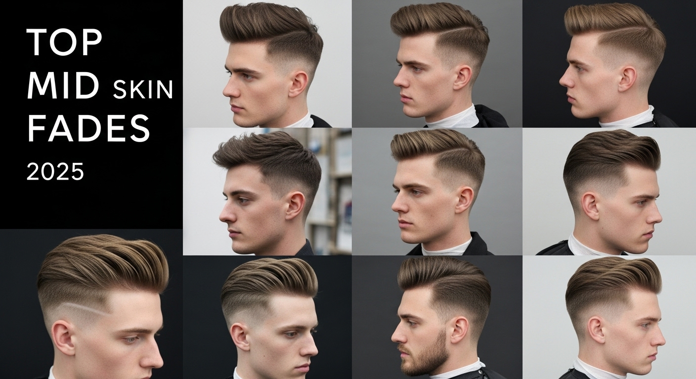 mid skin fade
