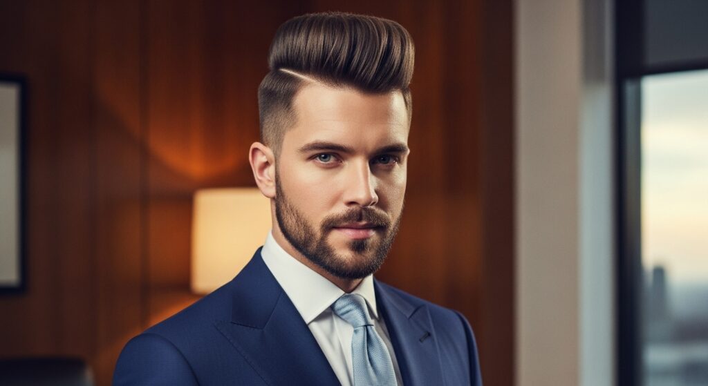 A classy man with high and tight haircut