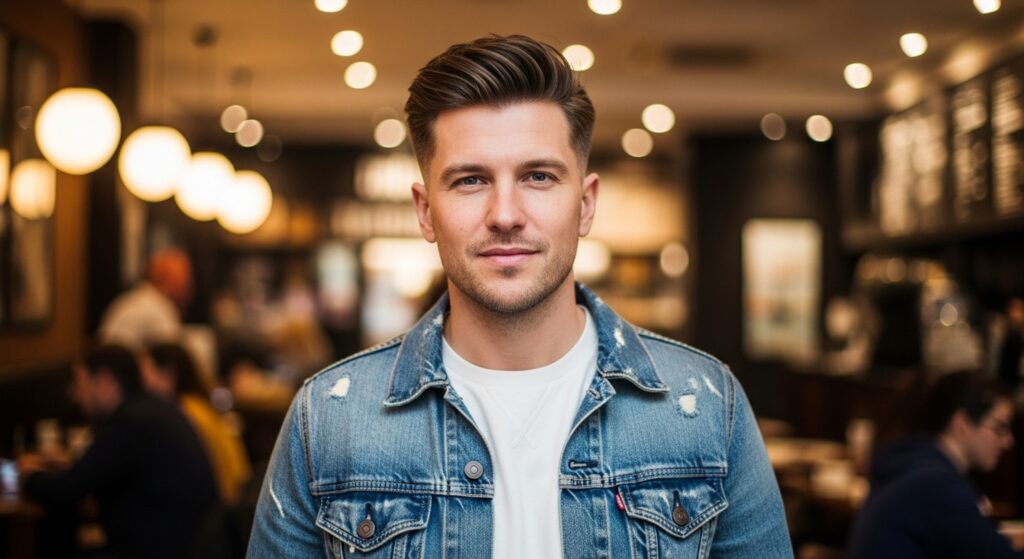  relaxed medium length hairstyle for men in 2025.