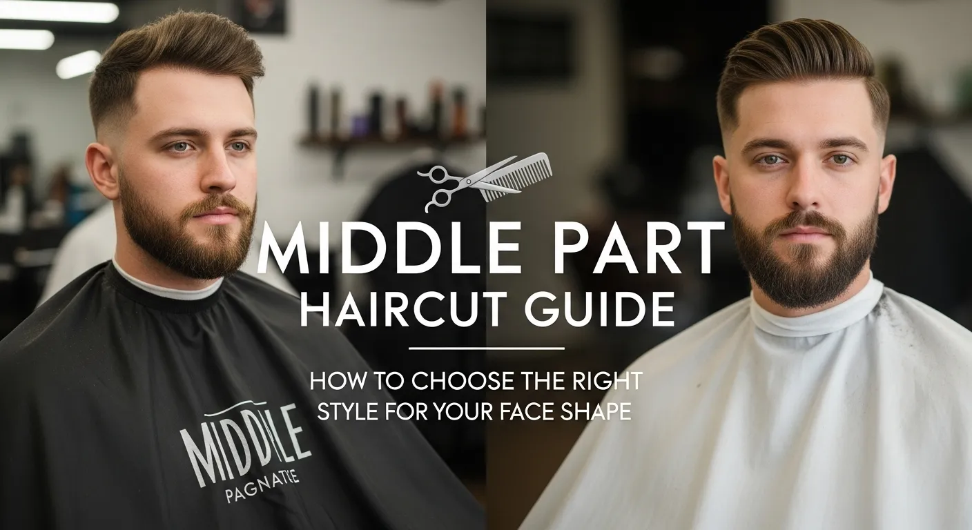 Middle Part Haircut Guide: How to Choose the Right Style for Your Face Shape